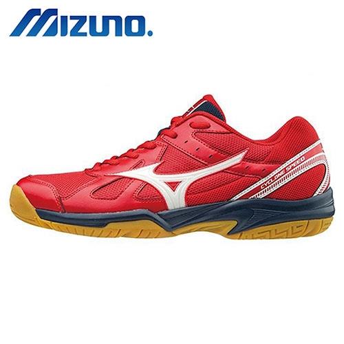 MIZUNO 美津濃 Cyclone Speed 男女 寬楦 排羽球鞋 紅 V1GA178007