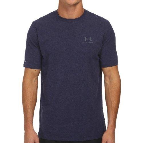 Under Armour 2018男時尚寬鬆運動款夜藍色圓領短袖ㄒ恤 