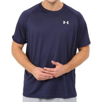 Under Armour 2018男時尚寬鬆運動款Tech夜藍色圓領短袖ㄒ恤