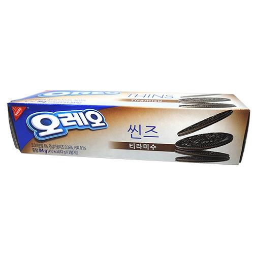OREO薄片夾心餅-提拉米蘇味84g*12入/組