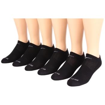 Nike 2018男女舒適Drifit低切黑色運動襪6入組