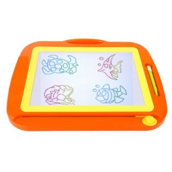 【17mall】兒童彩色磁性超大畫板/寫字板/塗鴉板/教具/兒童畫板-橘