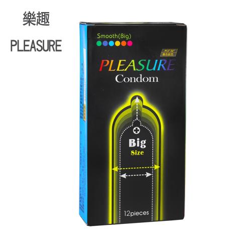 Pleasure． 加大裝保險套（12入）
