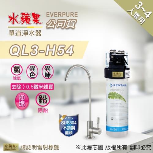 EVERPURE水蘋果 QL3-H54 單道淨水器