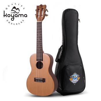 Koyama 23吋烏克麗麗 KYM-250CDR-C 古典琴頭 紅杉單板 紅松單板 單板烏克麗麗 Concert Ukulele