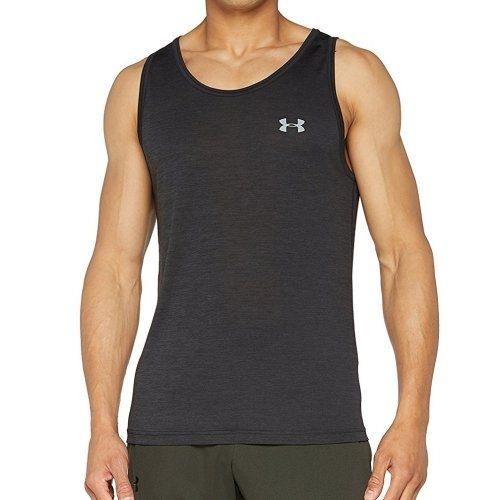 Under Armour 2018男時尚舒適Tech黑色背心