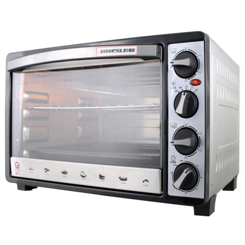 晶工牌30L雙溫控不鏽鋼旋風烤箱 JK-7303