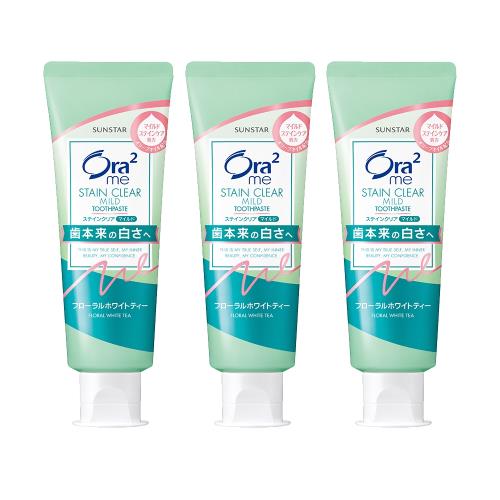 Ora2 me 淨白無瑕牙膏125gx3條-白茶花香