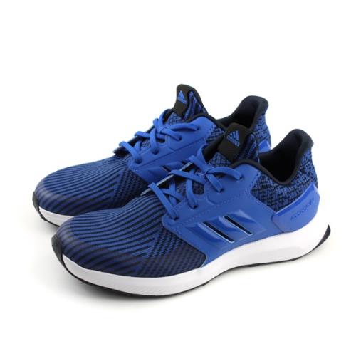 adidas RapidaRun KNIT J 慢跑鞋 運動鞋 藍色 大童 童鞋 AH2609 no614