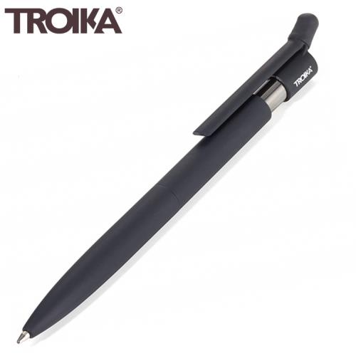德國TROIKA高質感觸控原子筆工具筆DOPHIN海豚PIP60/BK(隨身觸控筆+圓珠筆)