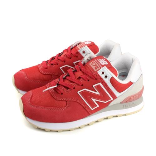NEW BALANCE 574系列 運動鞋 復古鞋 紅色 女鞋 窄楦 WL574TAD-B no483