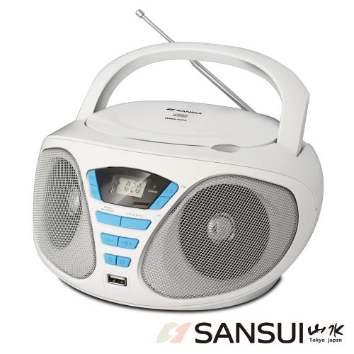  SANSUI山水CD/FM/USB/AUX手提式音響(SB-U16)