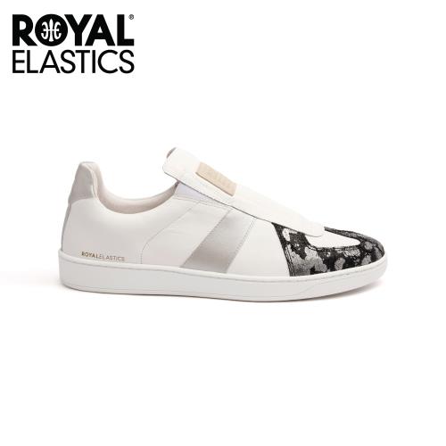 【Royal Elastics】男-Smooth 真皮時尚休閒鞋-銀白(01583-089)
