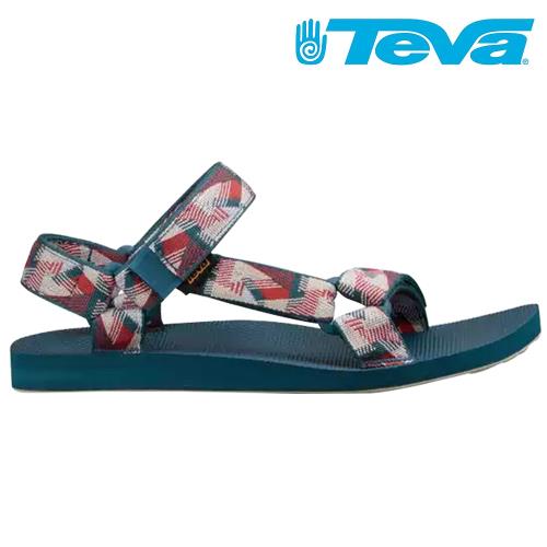 TEVA Original Universal 男休閒涼鞋 圖騰藍 設計師聯名款 TV1004006MLNB