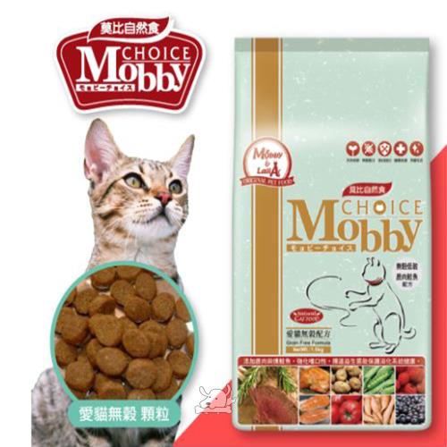 Mobby 莫比  愛貓無穀配方 鹿肉鮭魚 貓飼料 3kg*1包