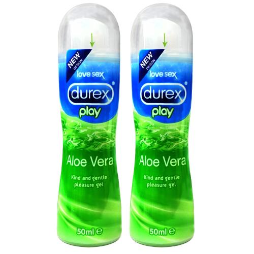 Durex杜蕾斯-蘆薈情趣潤滑液50ml-2入-新包裝