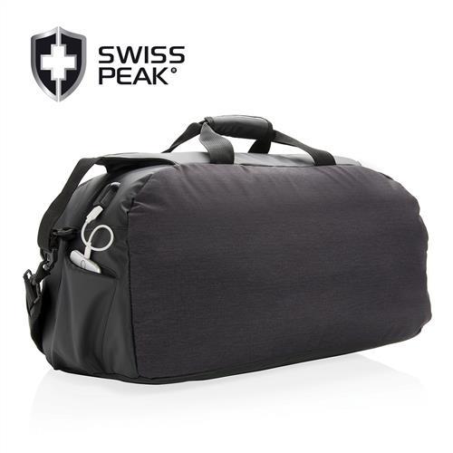 SWISS PEAK modern 輕旅行 USB外接充電 Weekend行李袋