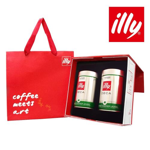 illy意利 尊榮咖啡禮盒低咖啡因咖啡粉(2入)