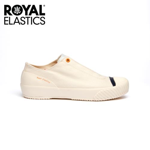 【Royal Elastics】女-London 英倫風帆布休閒鞋-米白色(93582-005)