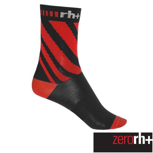 ZeroRH+ 義大利 Lab 高筒運動襪 (15 cm) 黑/紅 ECX9109_391