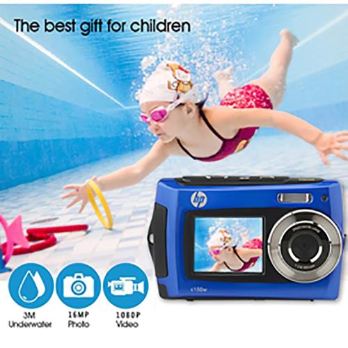 [HP] 惠普防水極限運動海陸雙用攝影機暑夏兒童玩水最佳攝影神器 C150W_旅行必備的動態攝影相機