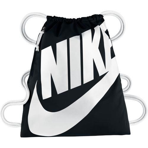 Nike 2018時尚大Logo標誌健身黑色束口後背包