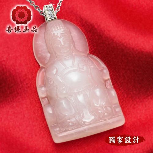 【喜緣玉品】天上聖母媽祖萬靈晶鑽項鍊(坐款)