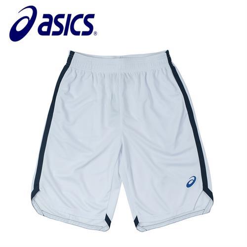 【asics 亞瑟士】籃球短褲 男女款 白 K11808-01