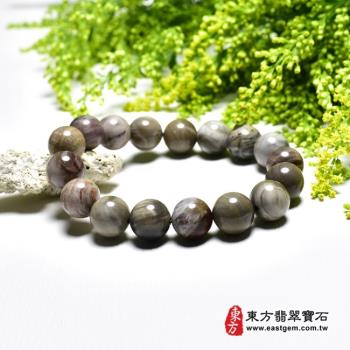 木化石手鍊、樹化玉手鍊(木化石珠子、樹化玉珠子，珠徑約12mm，17顆珠，OWO028) 。【東方翡翠寶石】