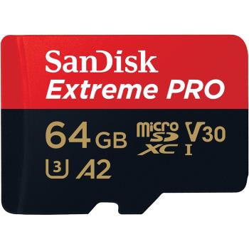 SanDisk ExtremePRO microSDXC UHS-I(V30)(A2) 64GB 記憶[公司貨]