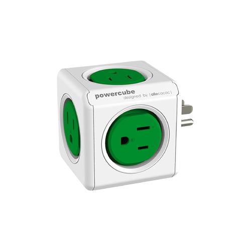 荷蘭 allocacoc PowerCube 擴充插座/綠色