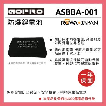 ROWA 樂華 FOR GOPRO Fusion ASBBA-001 ASBBA001電池