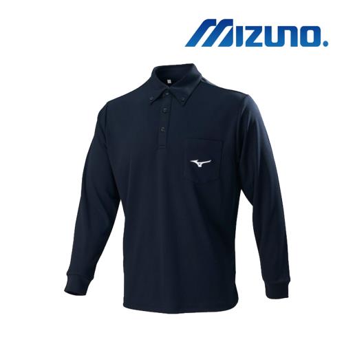 【MIZUNO 美津濃】男長袖Polo衫 黑(32TA852009)