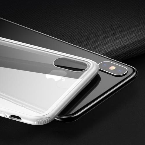 防摔專家 軍規級 iPhone Xs Max 雙材質鋼韌玻璃保護殼 白(6.5吋)