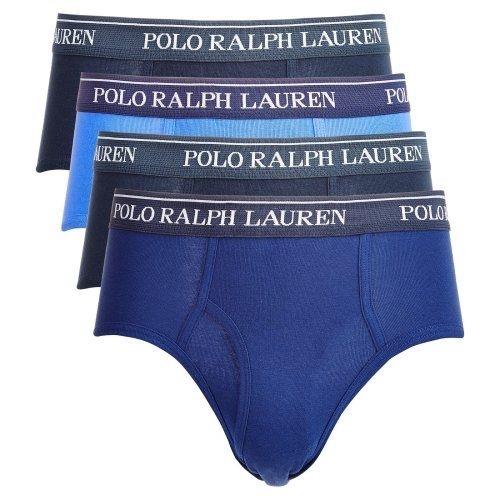 Ralph Lauren 男時尚馬球藍色系列三角內著混搭4件組