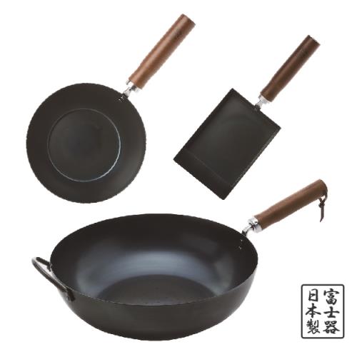 富士器日本職人鐵製鍋三件組