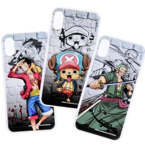 【航海王】iPhone XS (5.8吋) 城牆系列 彩繪保護軟套