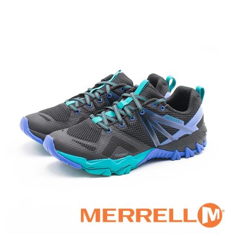 MERRELL(女)MQM FLEX GORE-TEX®登山鞋 運動 防水 避震 透氣 耐磨-黑紫