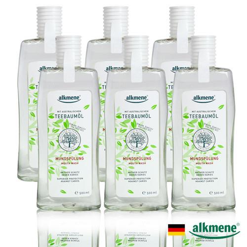 德國Alkmene茶樹精油強效型漱口水500mlx6瓶