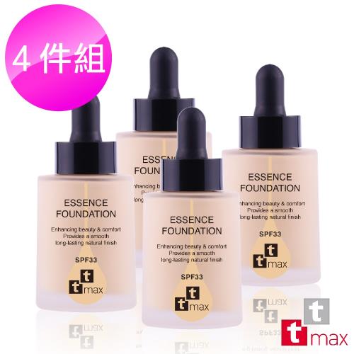 ttmax 輕羽虹光遮瑕精華粉底乳 SPF33 ★★★ 30ml x 4瓶組