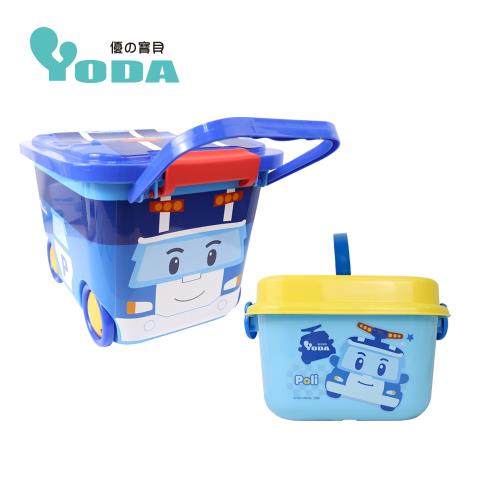 YoDa 救援小英雄波力嚕嚕車收納箱+手提收納箱