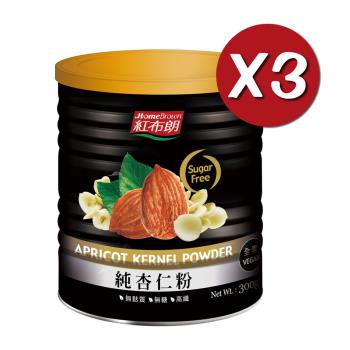 紅布朗 純杏仁粉(300g/罐) x3入