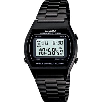 CASIO 卡西歐 經典標準電子錶-黑 B640WB-1A