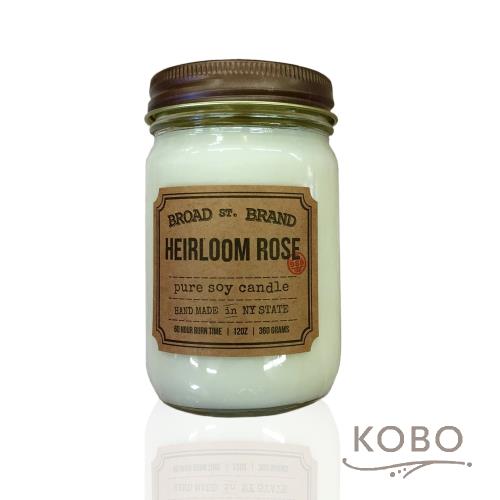KOBO美國大豆精油蠟燭 - 傳家玫瑰 (360g/可燃燒60hr)