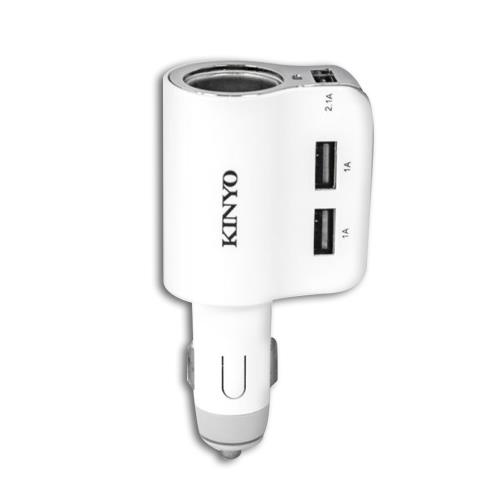 KINYO 車用2合1 USB充電/點菸器 CRU-40