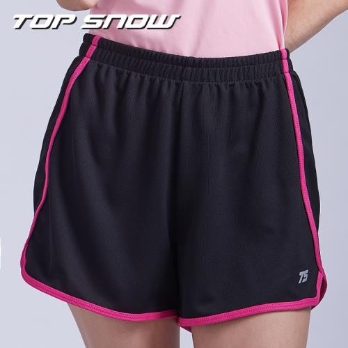 【美國TOP SNOW】吸濕排汗網狀透氣短褲1入-女款