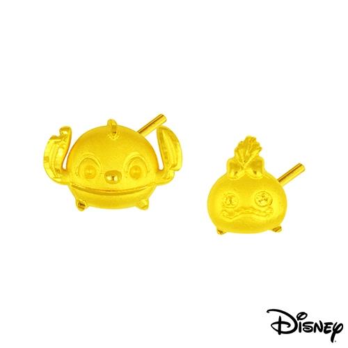 Disney迪士尼系列金飾 黃金耳環-史迪奇款
