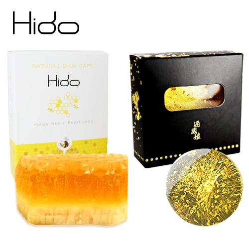 HIDO 滋養修復組(法國蜂巢香氛手工皂３入+金箔皂３入)