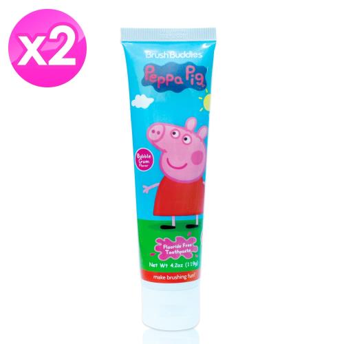 【即期品】Peppa pig兒童牙膏119g/4.2oz (二入組)效期2021.04
