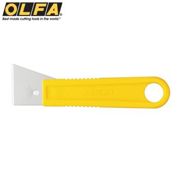 日本OLFA不鏽鋼刮刀SCR-M(中:尺寸155mm*43mm;不銹鋼製可水洗)適刮除殘膠.油漆.矽立康Silicon